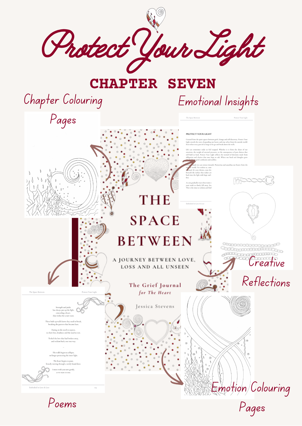 Grief Journal for the Heart (Hardback)