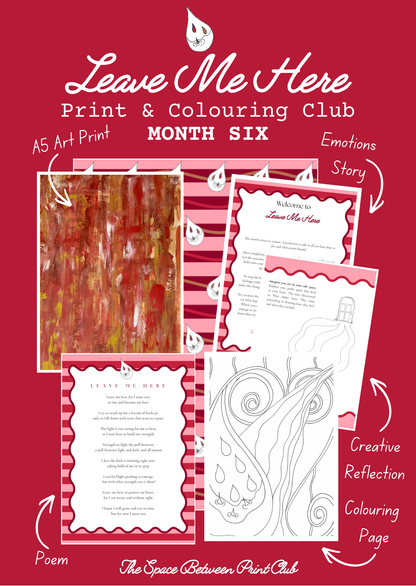 Grief Print & Colouring Club for the Heart