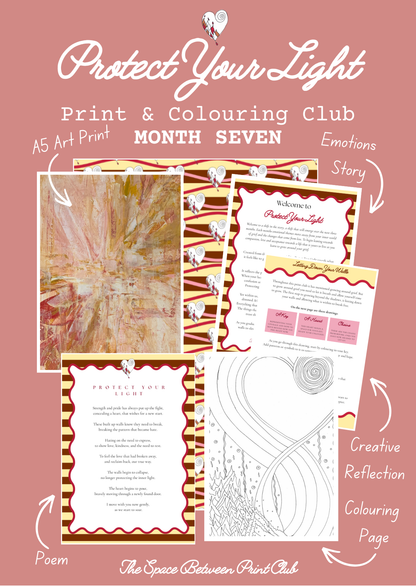 Grief Print & Colouring Club for the Heart