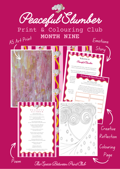 Grief Print & Colouring Club for the Heart