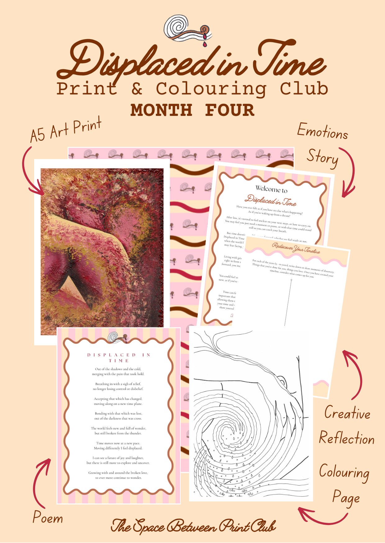 Grief Print & Colouring Club for Women