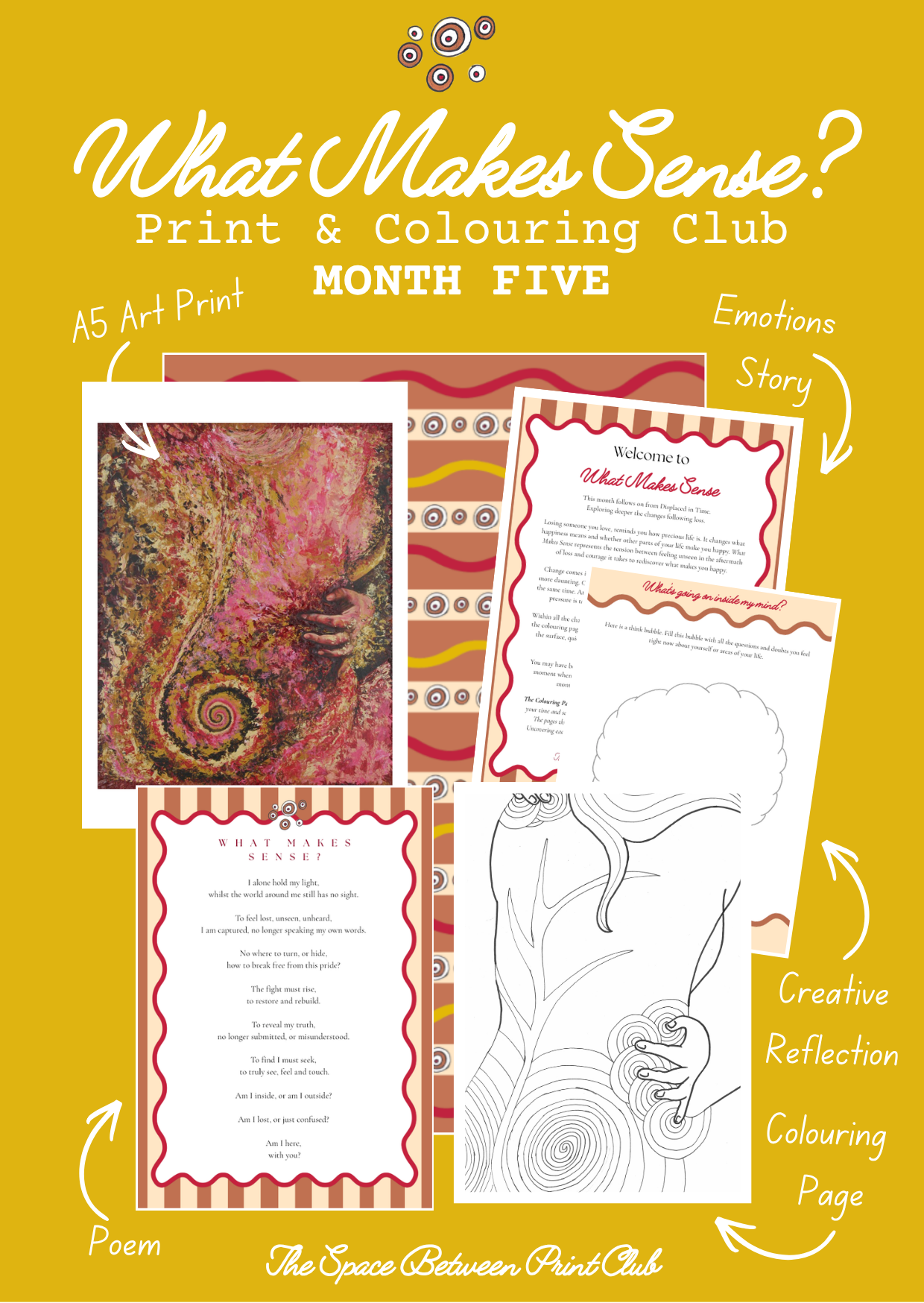 Grief Print & Colouring Club for Women