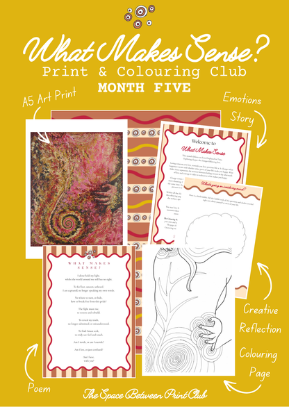 Grief Print & Colouring Club for Women