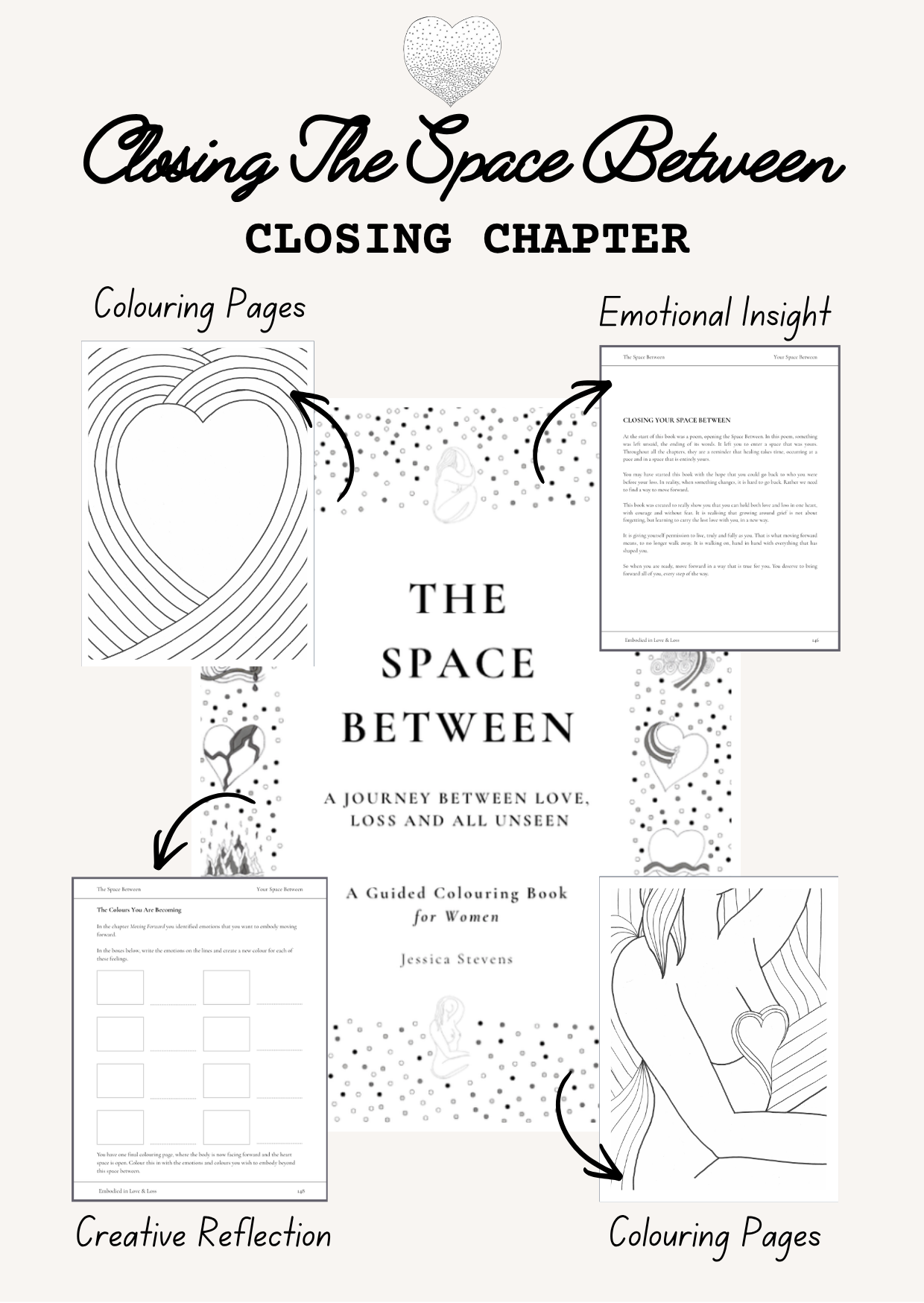 Guided Grief Colouring Book for Women
