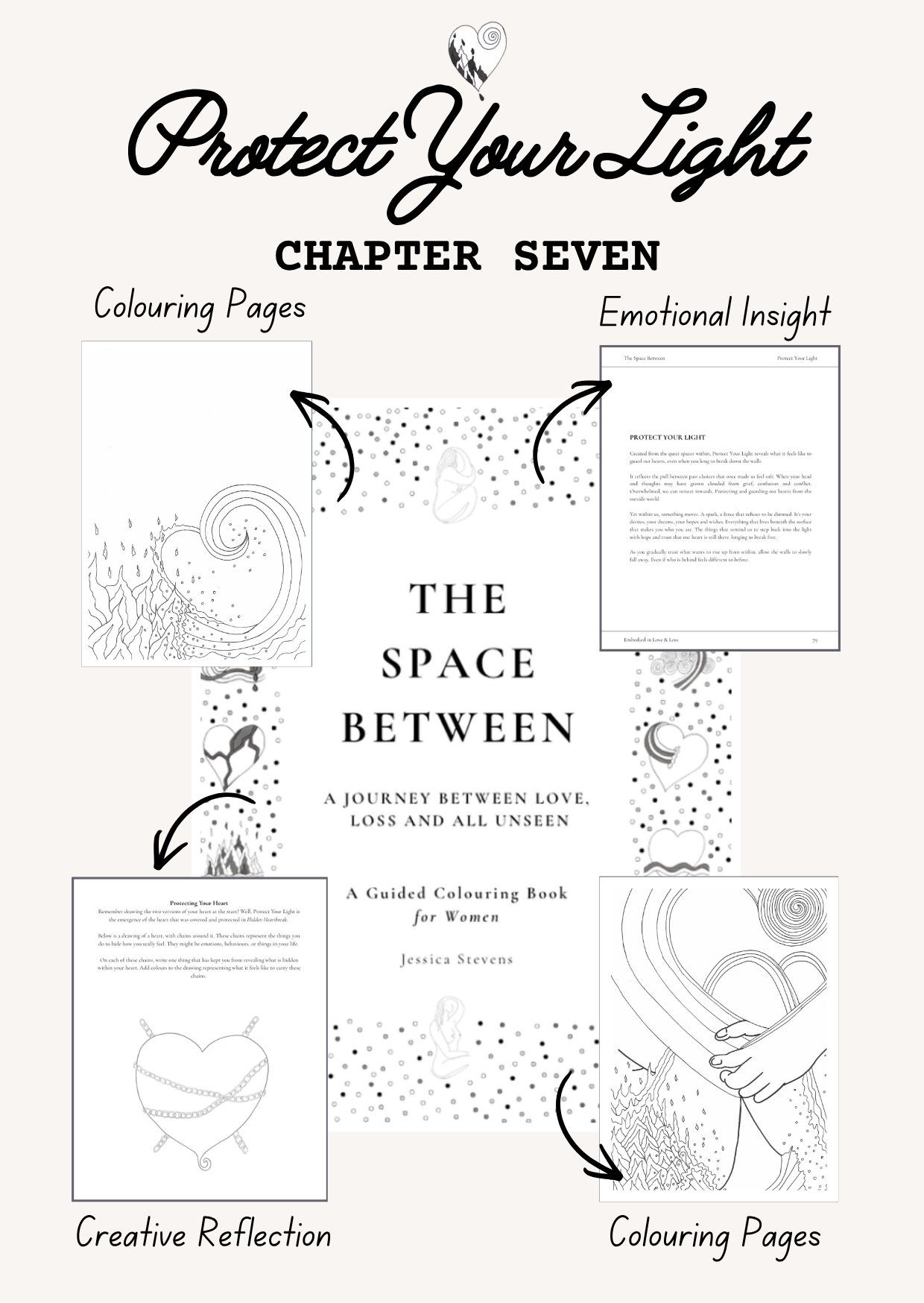 Guided Grief Colouring Book for Women