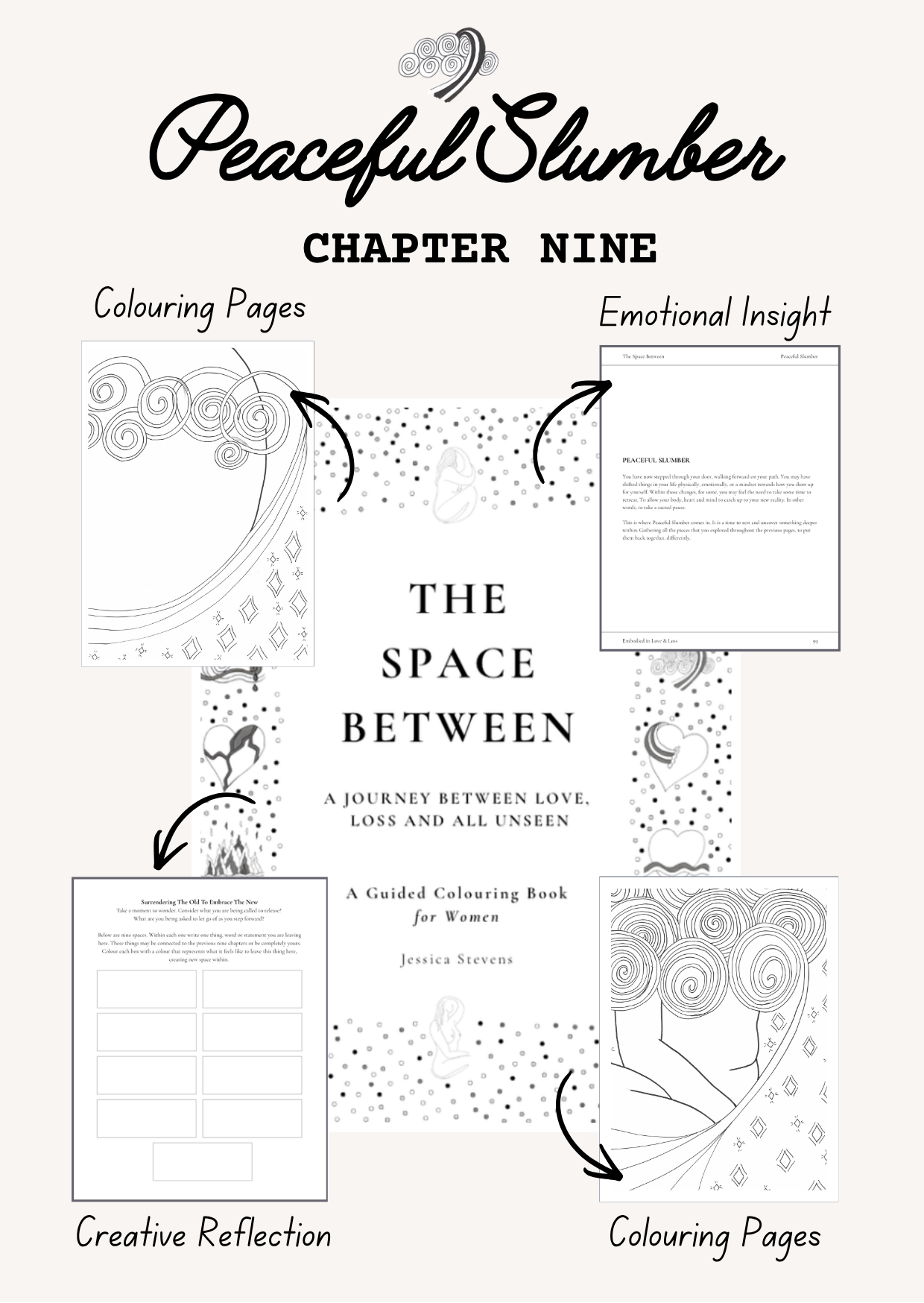 Guided Grief Colouring Book for Women