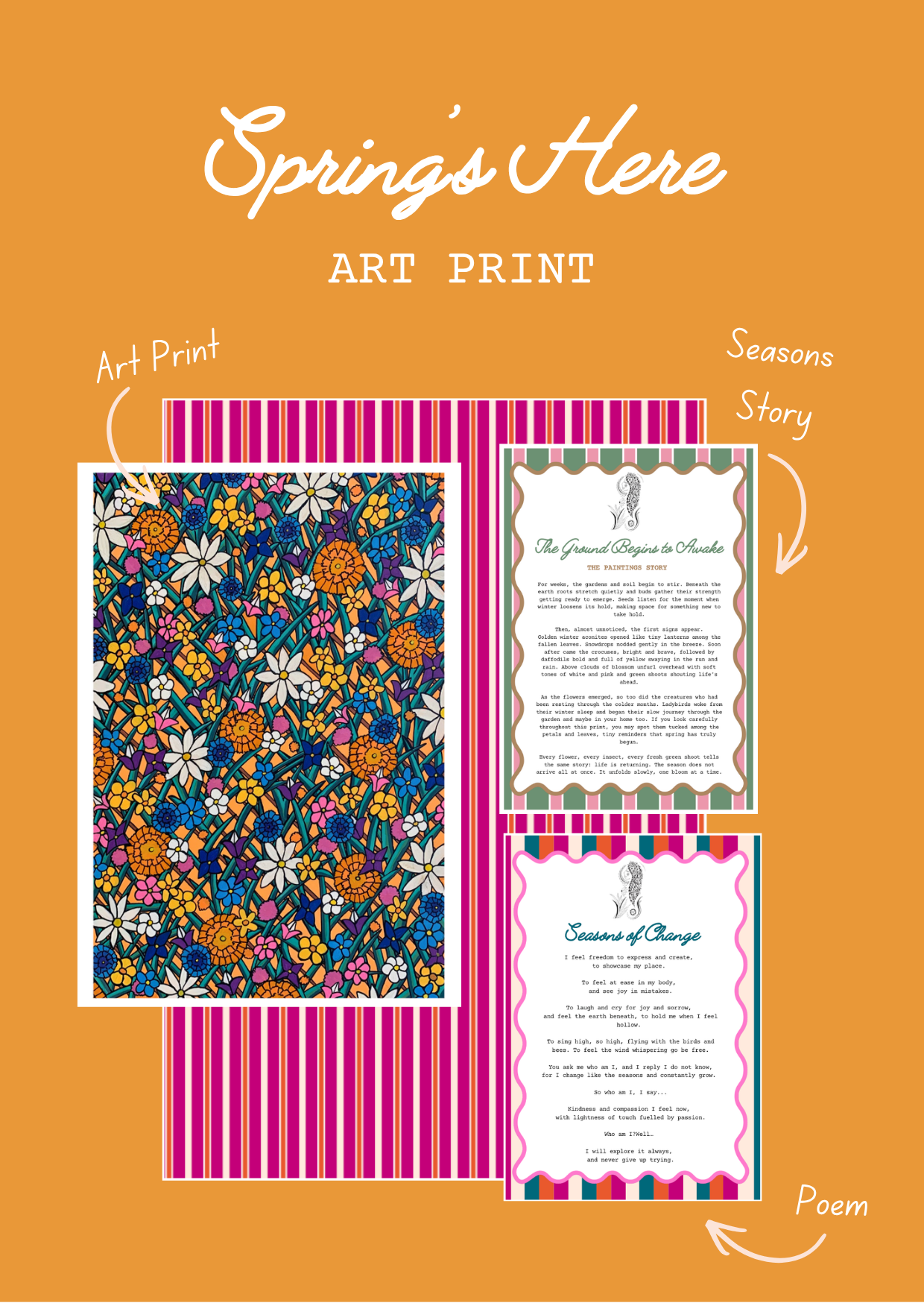 "Spring's Here" Art Print