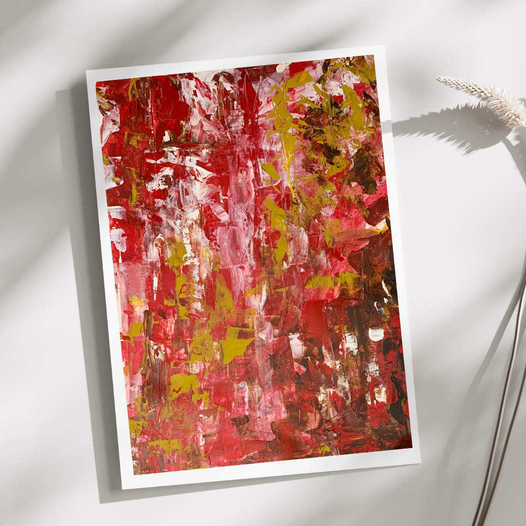 "The Fight Within" Heart Space Art Print