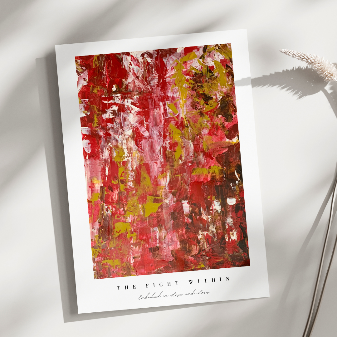 "The Fight Within" Heart Space Art Print