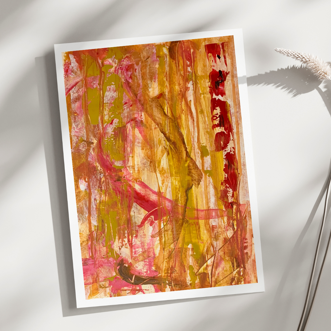 "What Makes Sense" Heart Space Art Print