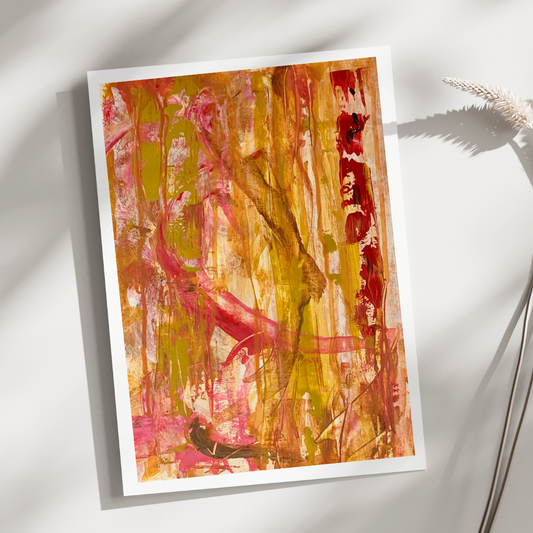 "What Makes Sense" Heart Space Art Print