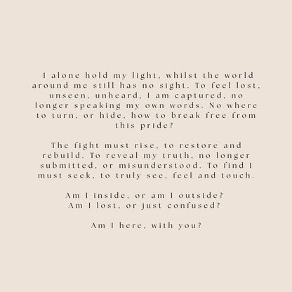 Text poem on a light beige background