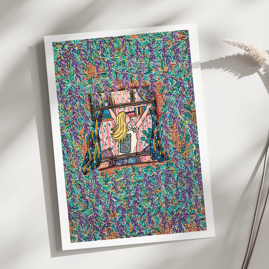 A Window of Courage "Art Print"