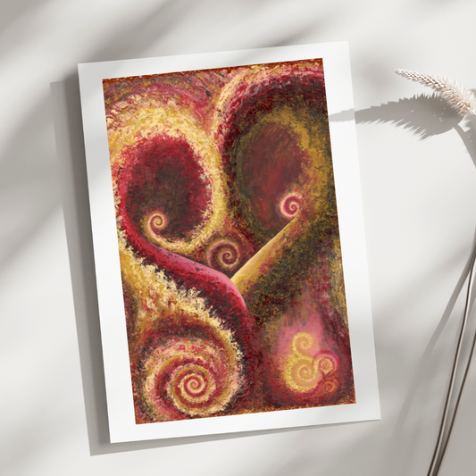"World on Fire" Art Print