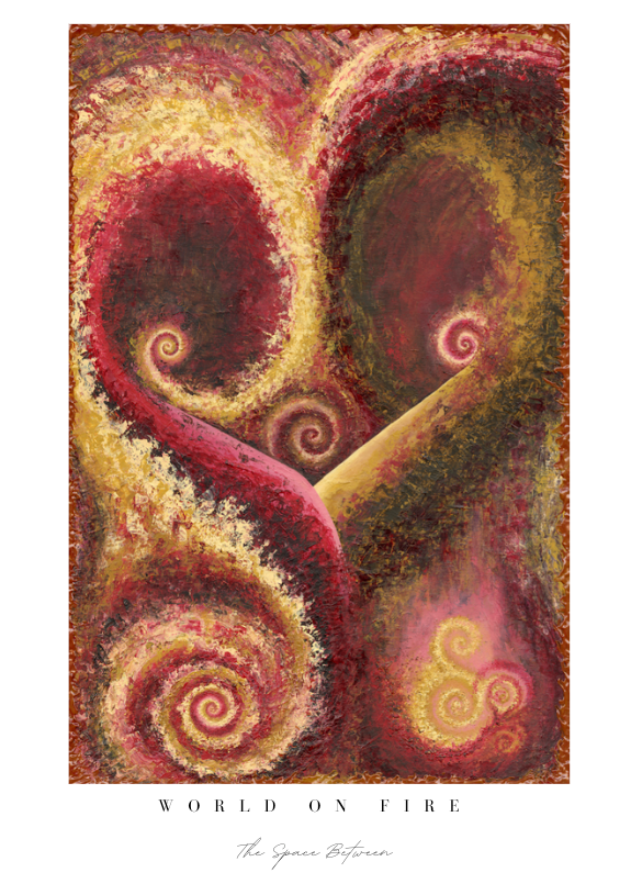 "World on Fire" Art Print