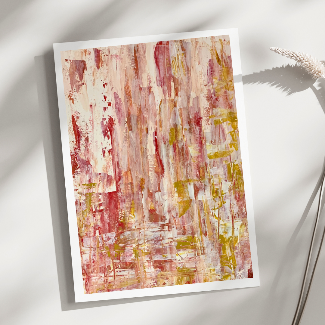 "You Are Brave" Heart Space Art Print